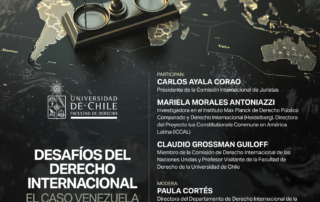 Desafíos del Derecho Internacional - el caso Venezuela 19 de enero de 2026, 17 a 19 horas