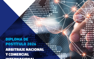 Entre el 5 de agosto y el 9 de diciembre de 2026 tendrá lugar la 4° edición del Diploma de Postítulo en Arbitraje Nacional y Comercial Internacional, organizado por el Departamento de Derecho Internacional de la Facultad de Derecho de la Universidad de Chile y por la Oficina de Estudios y Relaciones Internacionales del Centro de Arbitraje y Mediación (CAM) de la Cámara de Comercio de Santiago (CCS).