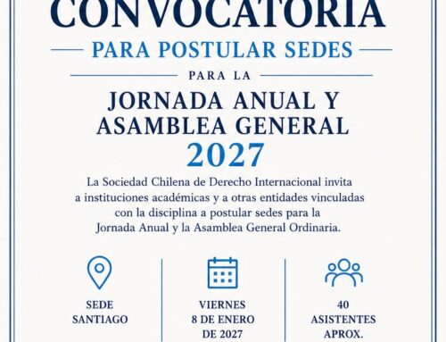 Convocatoria para postular sedes 2027